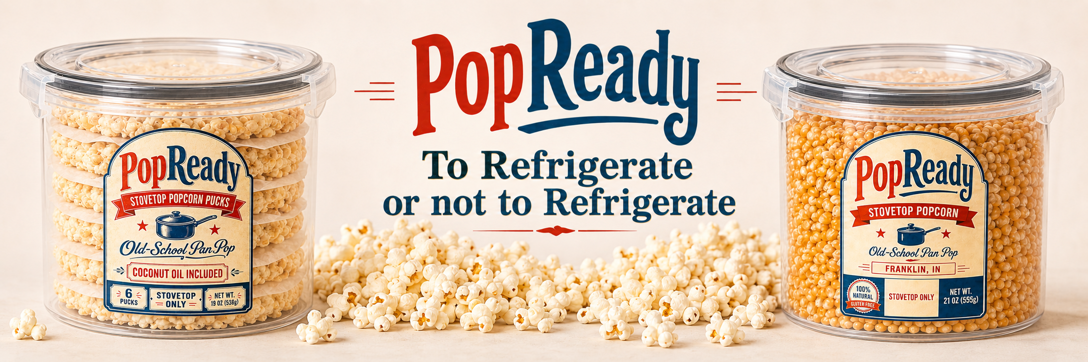 PopReady to refrigerate or not to refrigerate product comparison